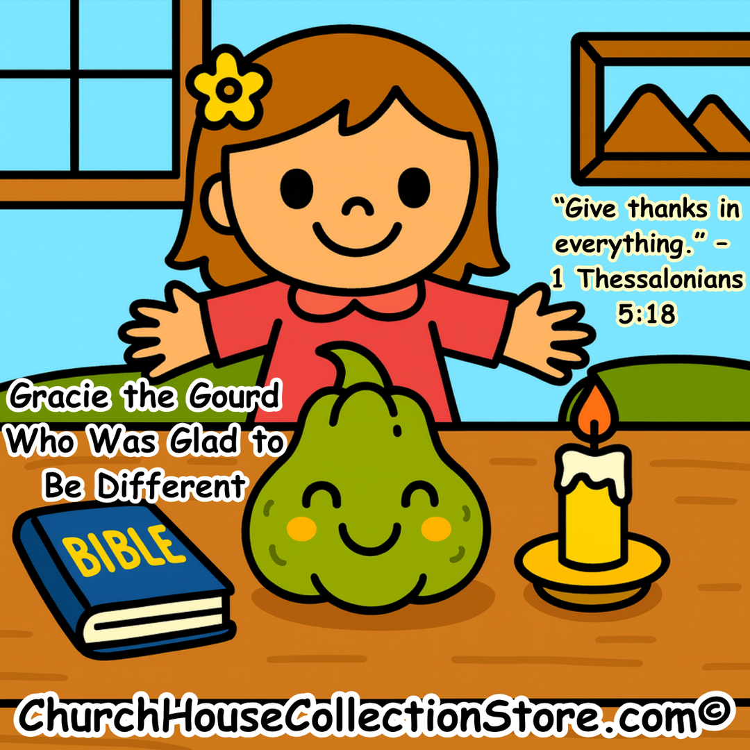 Gracie the Gourd Who Was Glad to Be Different Fall Preschool Bible Lesson ChurchHouseCollectionStore.com