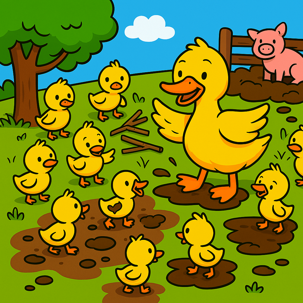 🎵 Pitter-Patter, Splash And Splatter Duck Poem For Preschoolers by The Magical Music Note by ChurchHouseCollectionStore.com