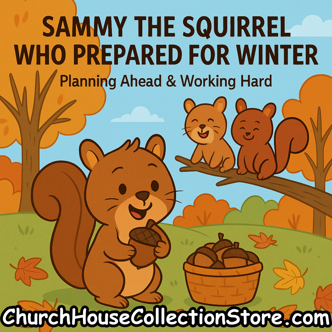 Sammy the Squirrel Who Prepared for Winter Preschool Lesson (non-religious)