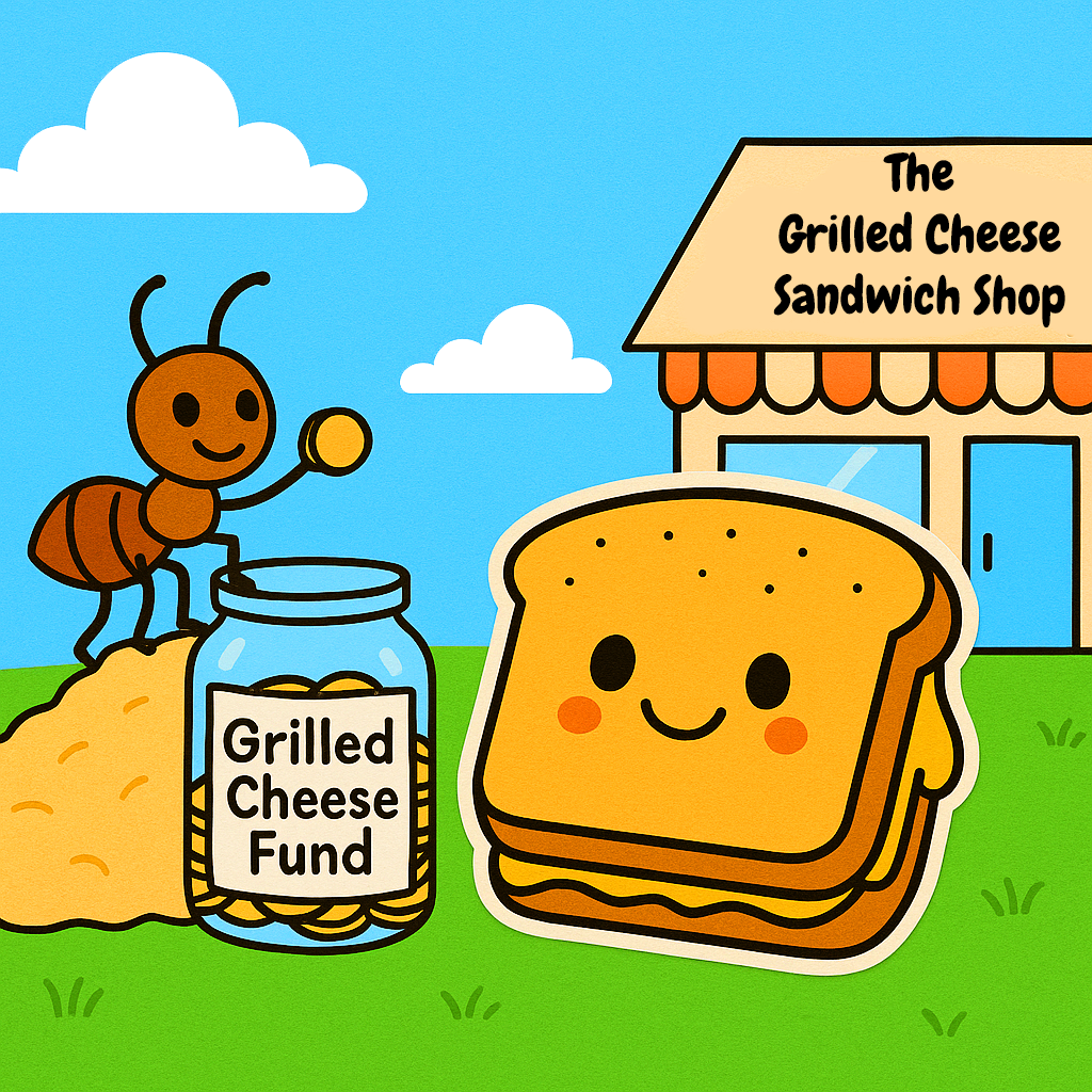 The Ant Who Worked for a Grilled Cheese by The Everyday Schoolhouse on ChurchHouseCollectionStore.com. Fun Preschool and Toddler Educational Lessons