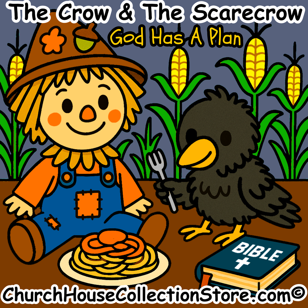 Colby the Crow and Sam the Scarecrow’s Spaghetti Surprise | Fall Bible Lesson for Preschoolers Free by Church House Collection Store