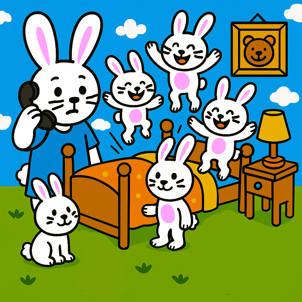 🎵 Five Little Bunnies Jumping on the Bed– Easter Song for Preschoolers. By The Magical Music Note on ChurchHouseCollectionStore.com. 