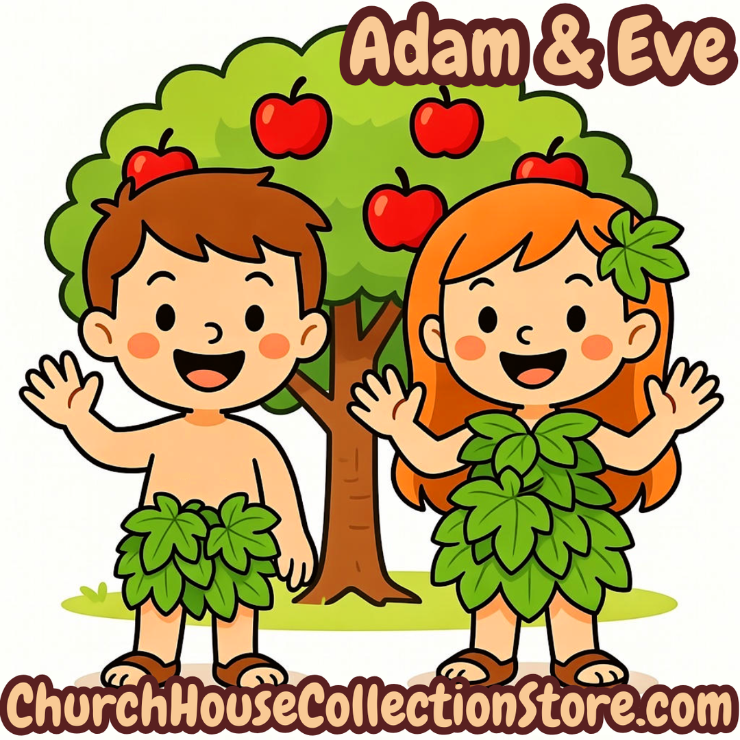 Free Adan And Eve Preschool Bible Sunday School Lesson by ChurchHouseCollectionStore.com