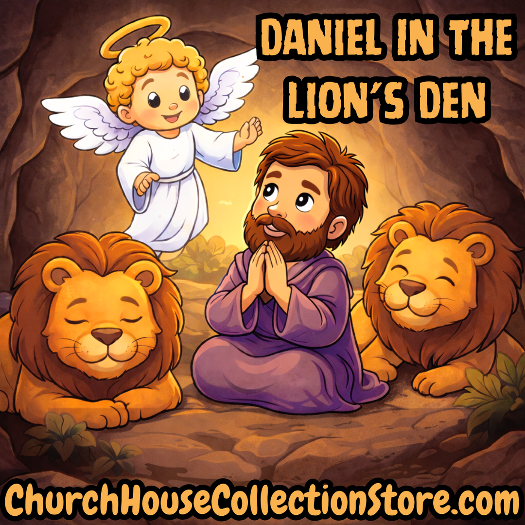 Daniel In The Lion's Den Preschool Bible Sunday School Lesson by ChurchHouseCollectionStore.com