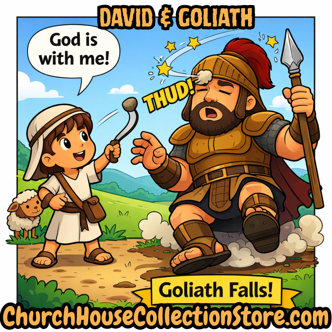 Free David And Goliath Preschool Bible Sunday School Lesson For Kids