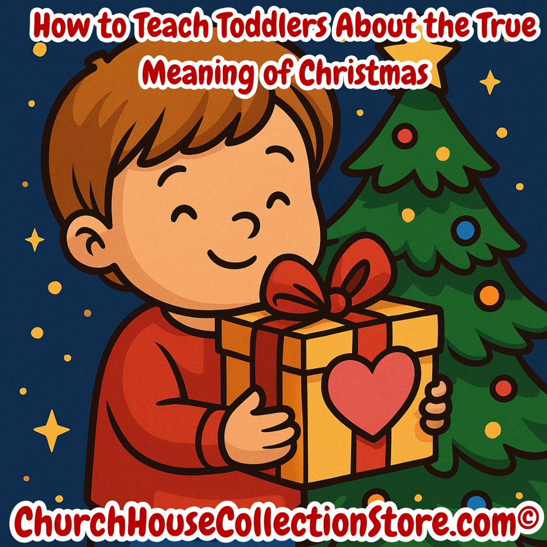 How to Teach Toddlers About the True Meaning of Christmas by ChurchHouseCollectionStore.com