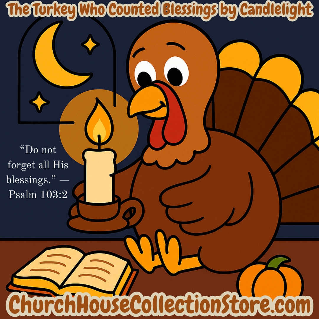 The Turkey Who Counted Blessings by Candlelight Preschool Bible Lesson by ChurchHouseCollectionStore.com Thanksgiving Sunday School Children's Church Ministry Lessons