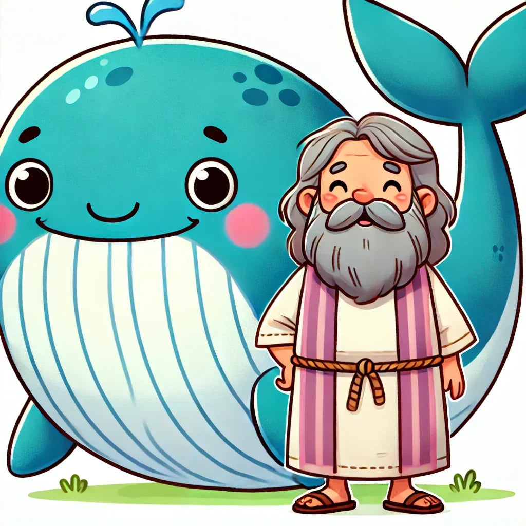 Jonah and the Whale — Obeying God Sunday School Lesson Plan For Toddlers. Bible Stories For Kids. Ministry For Children.
