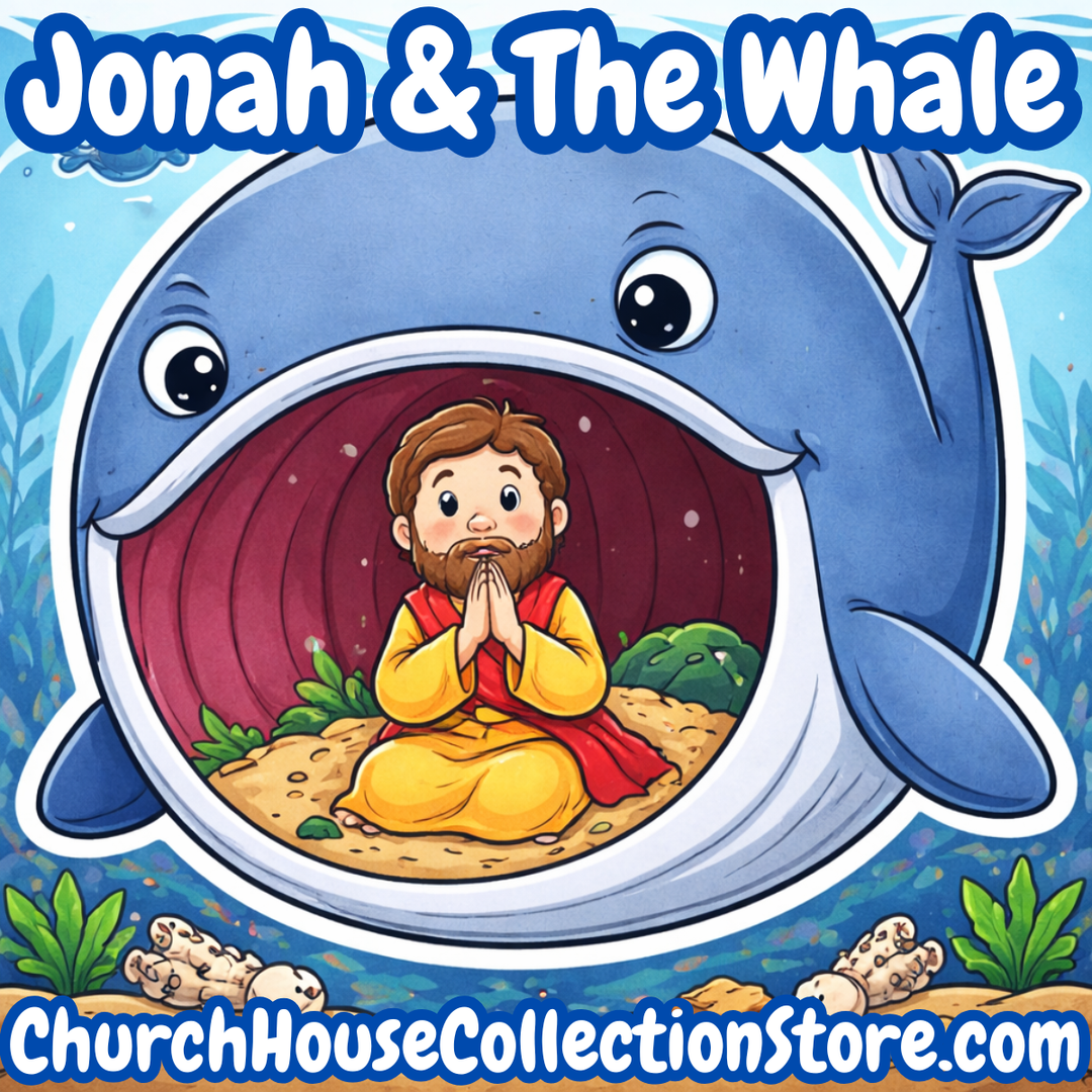 Jonah And The Whale Preschool Bible Sunday School Lesson by ChurchHouseCollectionStore.com
