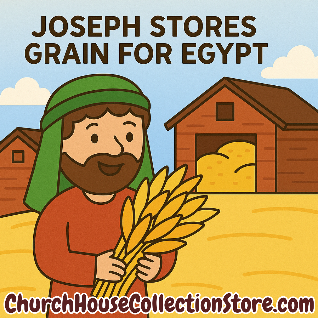 Joseph Stores Grain Fall Preschool Bible Lesson ChurchHouseCollectionStore.com