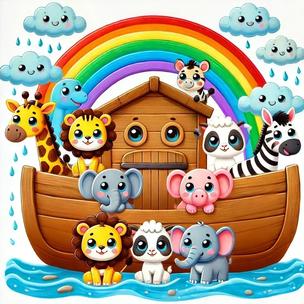 Noah’s Ark — God Keeps His Promises Sunday School Lesson Plan For Toddlers. Bible Stories For Kids. Ministry For Children.