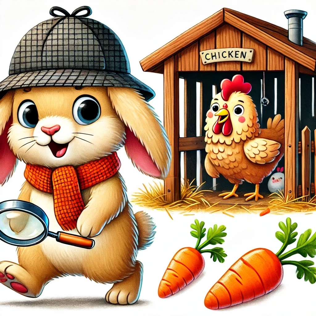 "Scooter the Bunny and the Case of the Missing Carrots" A Hoppy Mystery Adventure for Toddlers! By The Seasonal Schoolhouse. Easter Bunny Lessons, Crafts, Fun Activities 