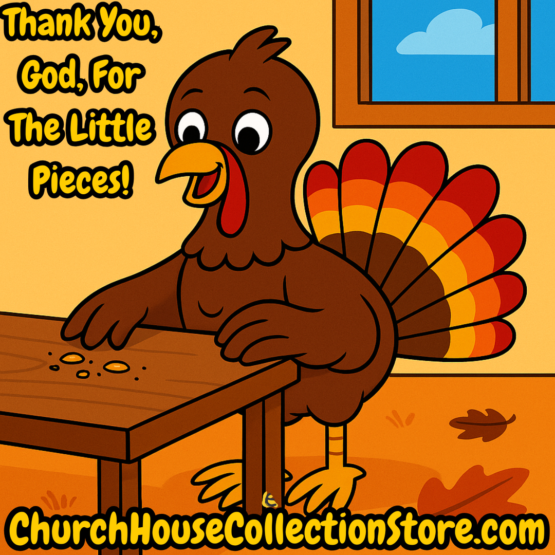 The Turkey Who Was Thankful for Leftovers Preschool Bible Lesson for Sunday school class or Children's Ministry. ChurchHouseCollectionStore.com