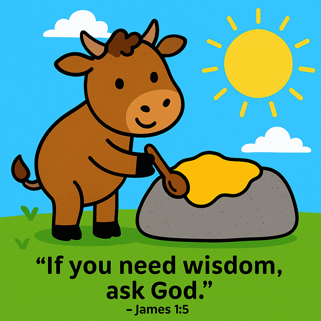 The Cow Who Tried to Cook Cornbread in the Sun Bible Preschool Toddler Lesson by Church House Collection Store