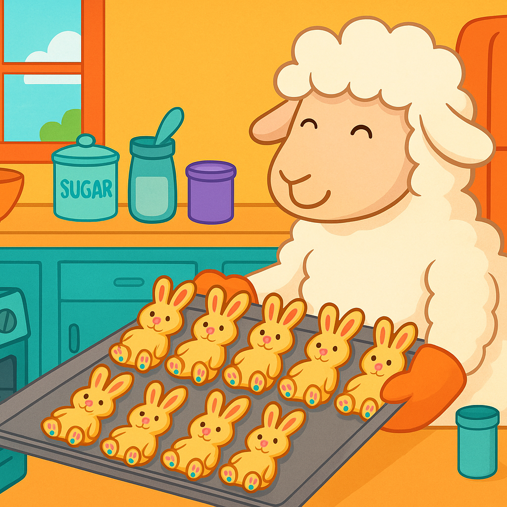 The Easter Bunny Cookies Who Didn’t Want to Be Dessert