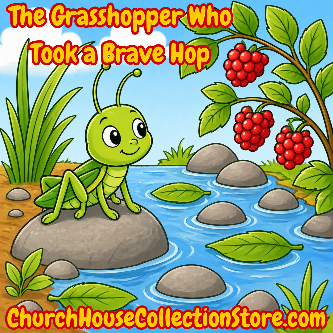 The Grasshopper Who Took a Brave Hop (Preschool Bible Lesson on Being Brave) by ChurchHouseCollectionStore.com