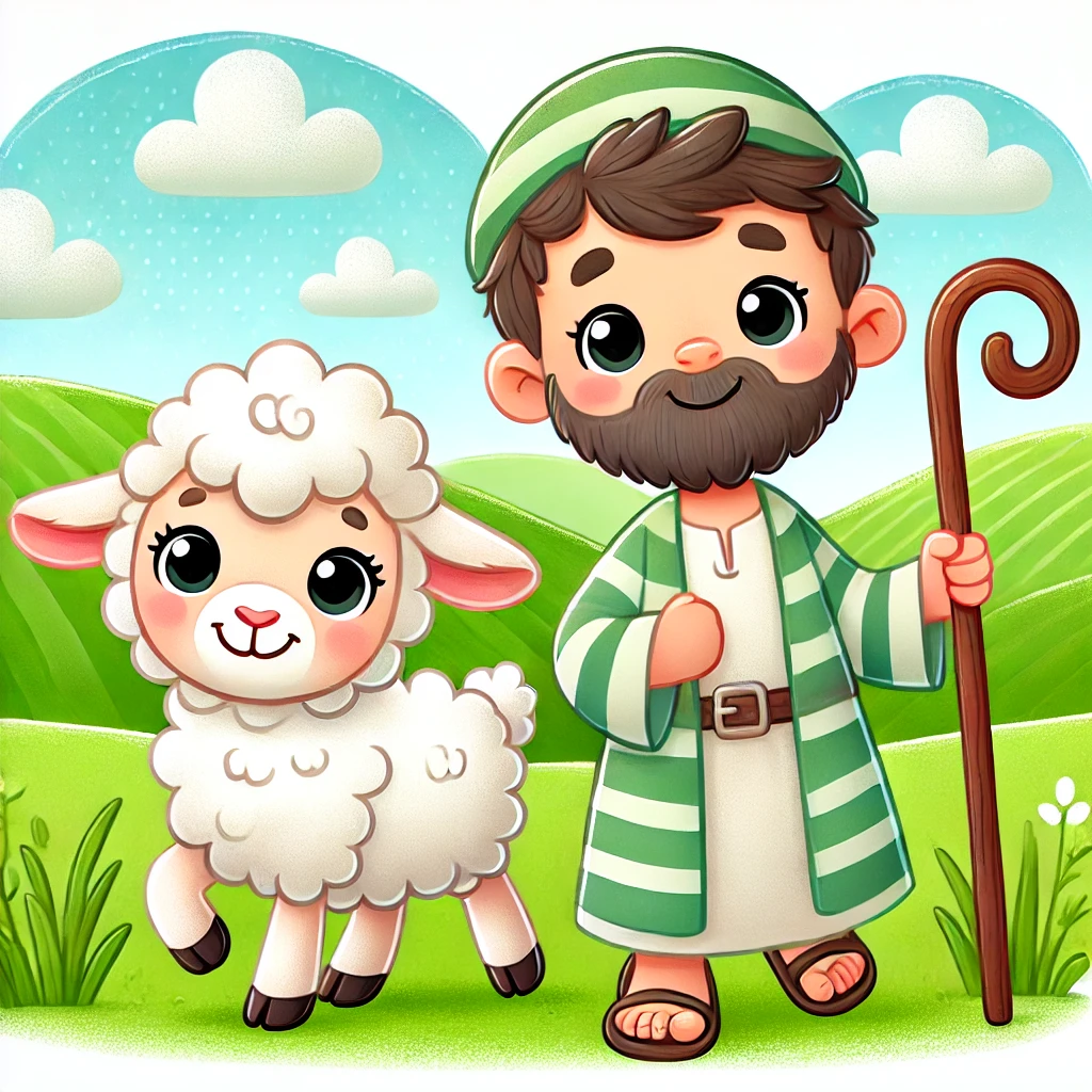 "The Lamb That Followed the Shepherd" Spring Sunday School Lesson Plan For Toddlers. Bible Stories For Kids. Ministry For Children.