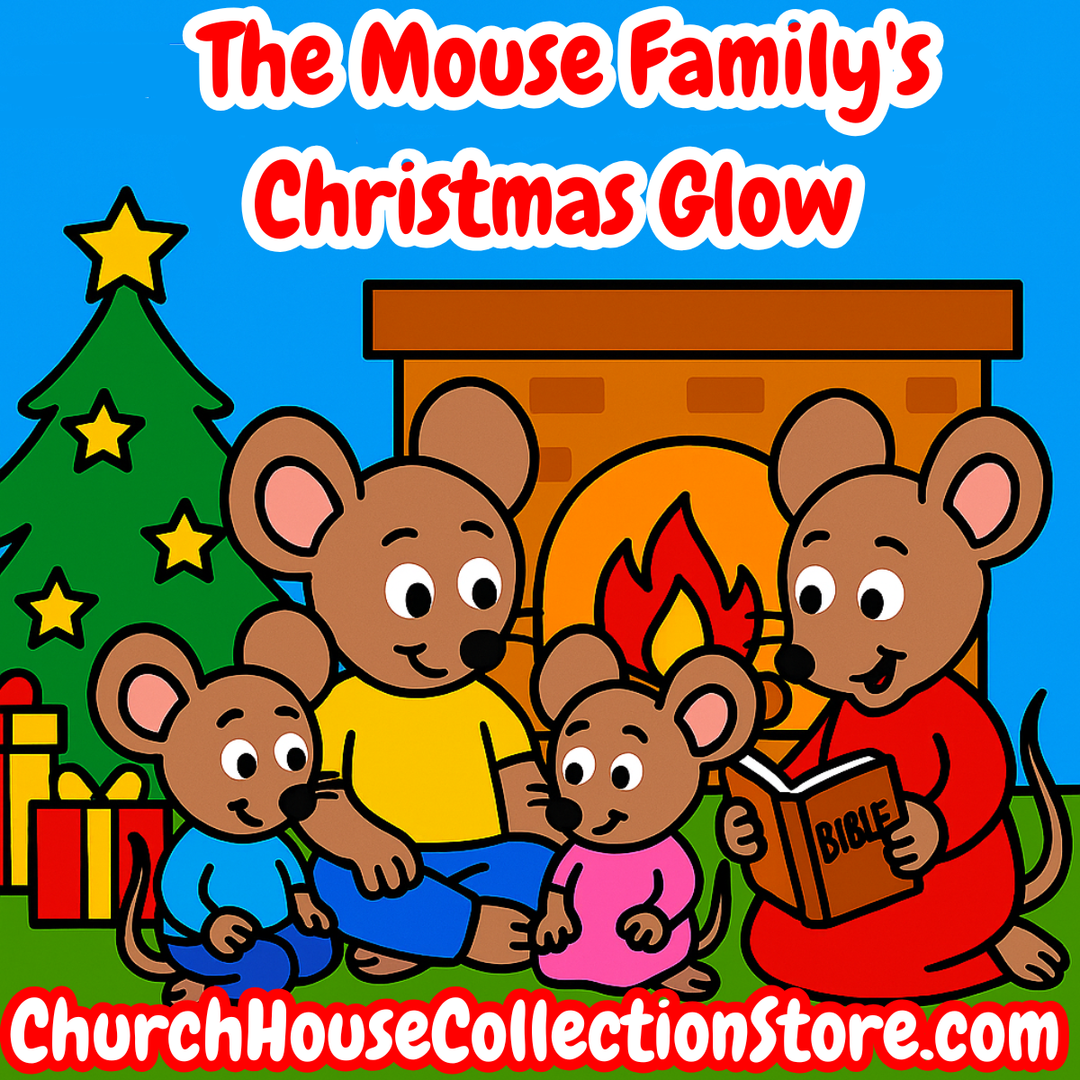 The Mouse Family’s Christmas Glow Preschool Bible Lesson by ChurchHouseCollectionStore.com