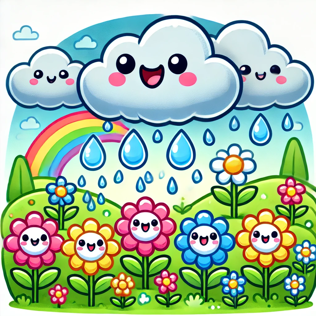 "The Rain That Helped the Flowers Grow" Spring Sunday School Lesson Plan For Toddlers. Bible Stories For Kids. Ministry For Chidlren.