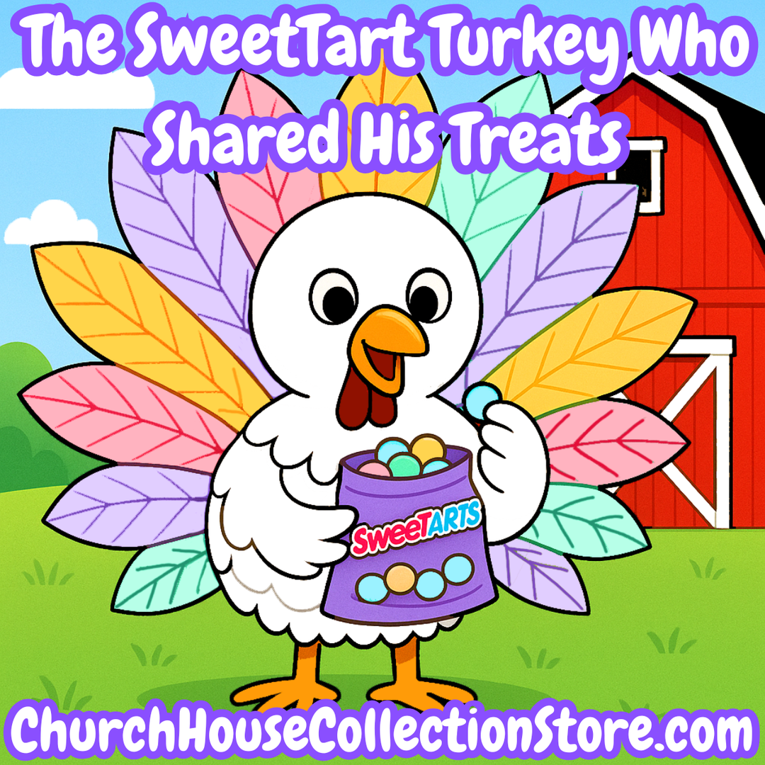 The SweetTart Turkey Who Shared His Treats Preschool Bible Lesson - Thanksgiving Sunday School Lesson Free by ChurchHouseCollectionStore.com