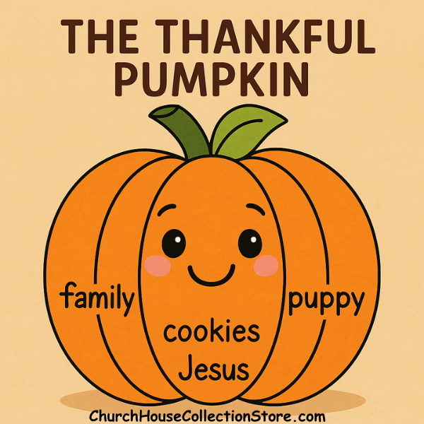The Thankful Pumpkin Fall Paper Plate Craft For Prescoholers
