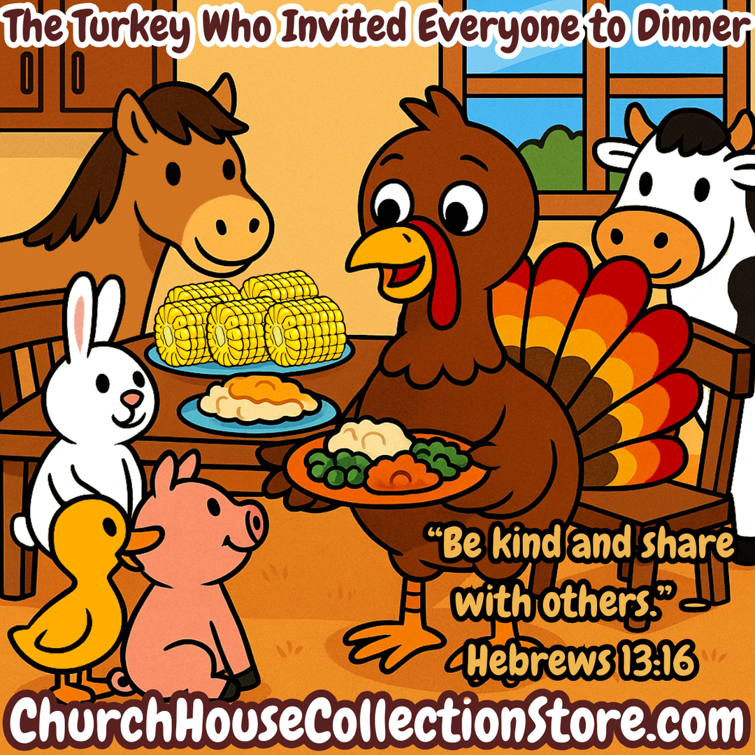 The Turkey Who Invited Everyone to Dinner Bible Song by ChurchHouseCollectionStore.com