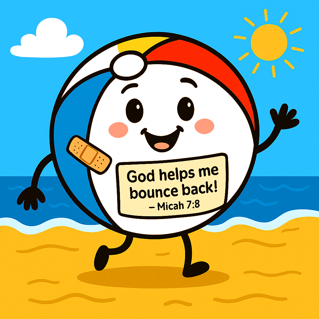 ⛱️ The Beach Ball That Bounced Back Toddler Bible Lesson by ChurchHouseCollectionStore.com