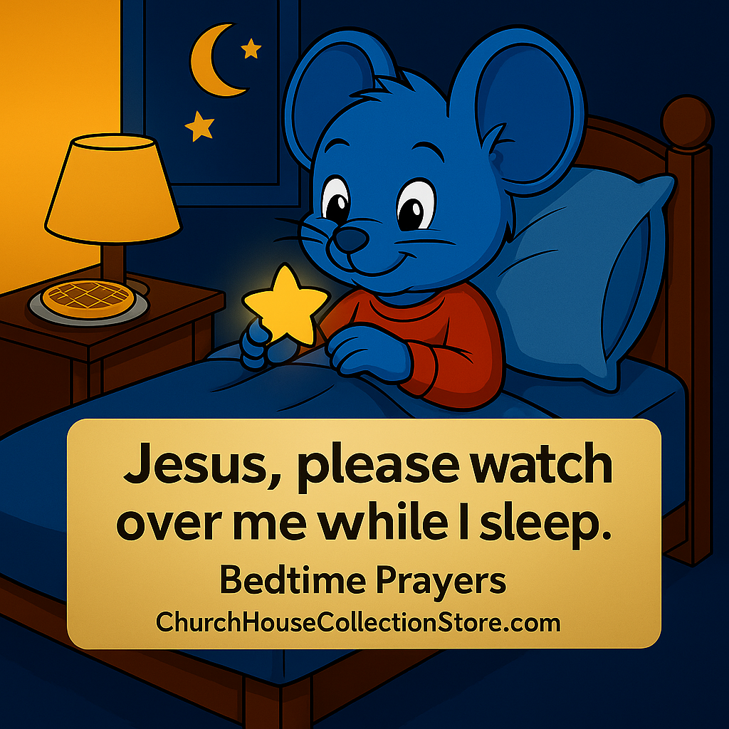 Tim Tom Waffles Bedtime Prayer — “Jesus, Watch Over Me” ChurchHouseCollectionStore.com