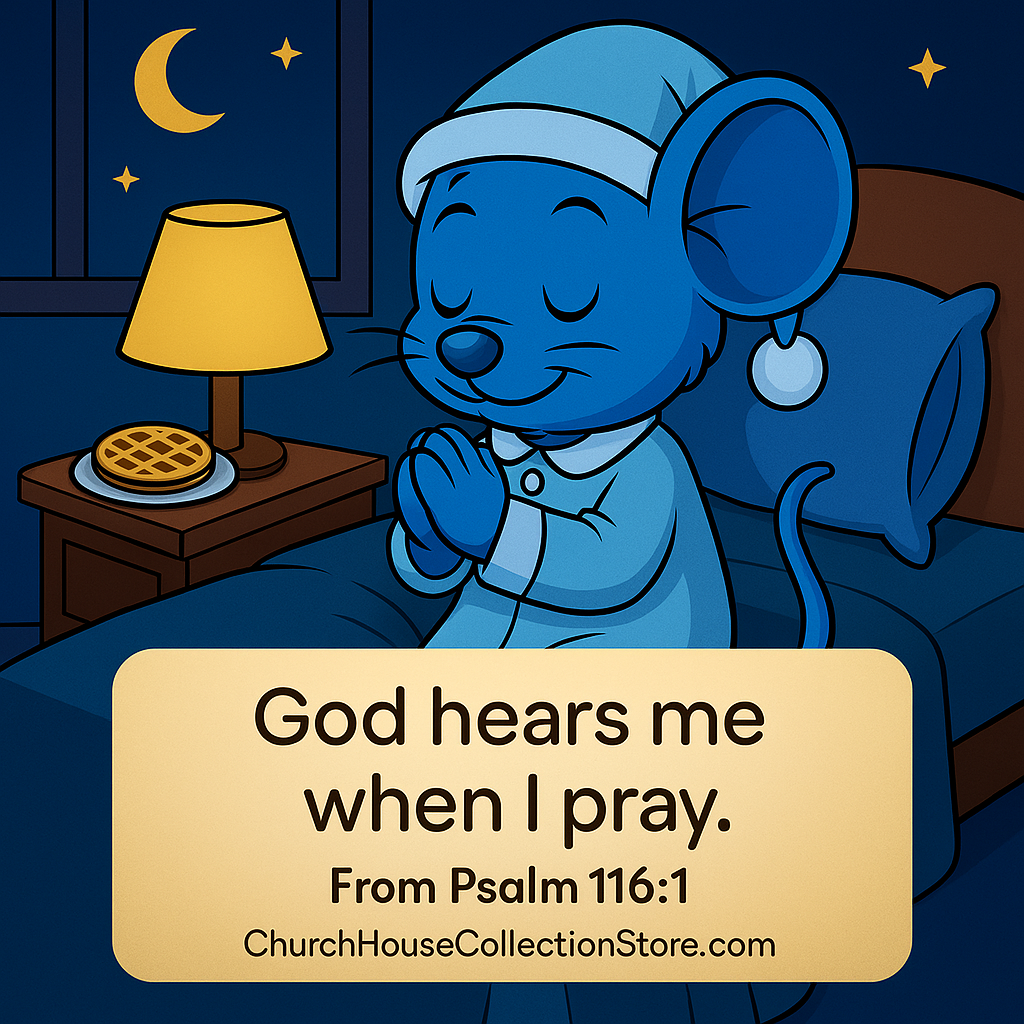 Tim Tom Waffles Devotion — “God Hears My Prayers” by ChurchHouseCollectionStore.com