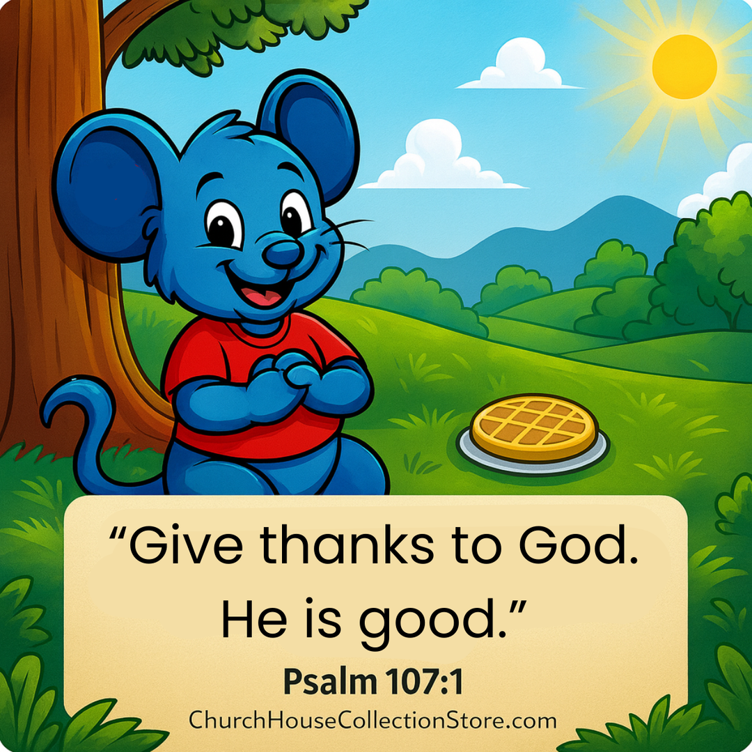 Tim Tom Waffles Devotion — “A Thankful Heart” by ChurchHouseCollectionStore.com