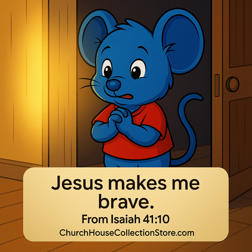 Tim Tom Waffles Devotion — “Jesus Helps Me Be Brave” by ChurchHouesCollectionStore.com