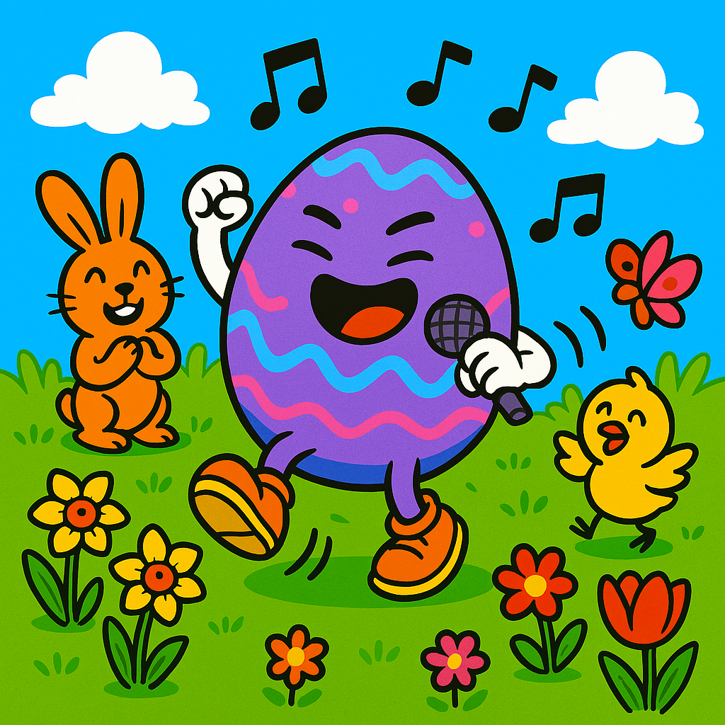 🎵 Twist and Shout, Said the Easter Egg 🎵Toddler Poem Song for Easter Bunny time by The Magical Music Note on ChurchHouseCollectionStore.com