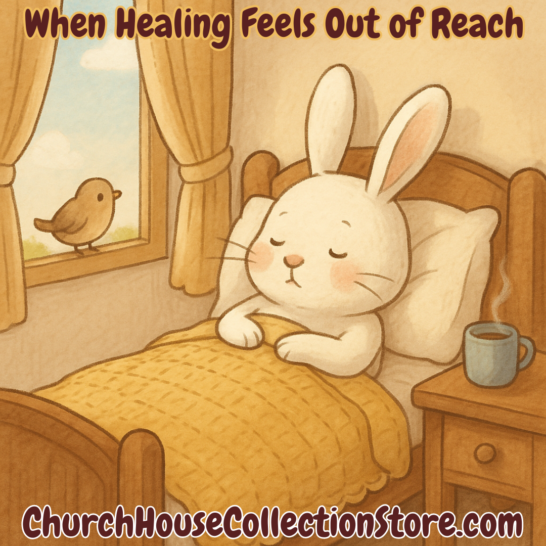 When Healing Feels Out of Reach | Coffee On The Rabbit Trail Off Topic On Purpose by ChurchHouseCollectionStore.com