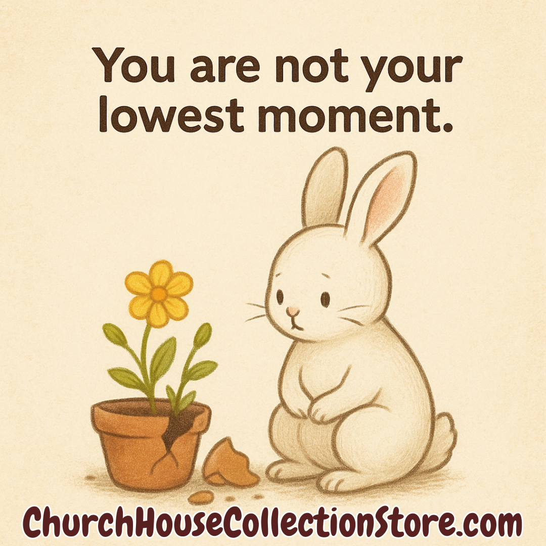  Coffee on the Rabbit Trail | Off Topic, On Purpose Blog Series Post 32: “You Are Not Your Lowest Moment” 