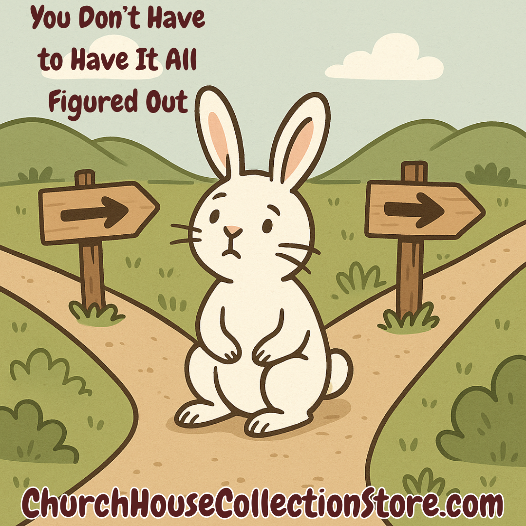  Coffee on the Rabbit Trail | Off Topic, On Purpose Blog Series  Post 18: “You Don’t Have to Have It All Figured Out” 