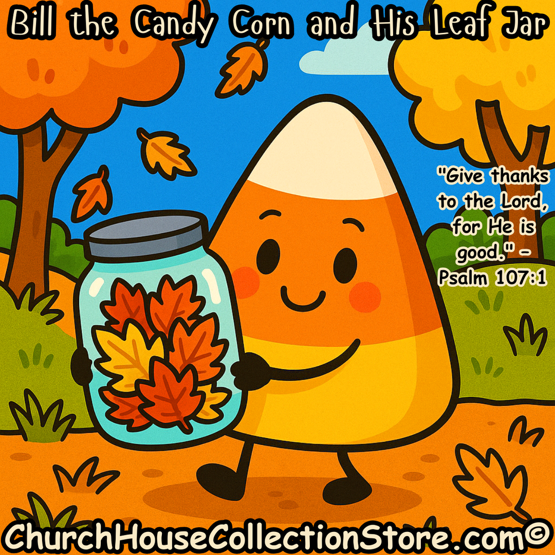 Candy Corn Thankfulness Jar | Free Fall Preschool Bible Lesson for Toddlers by ChurchHouseCollectionstore.com