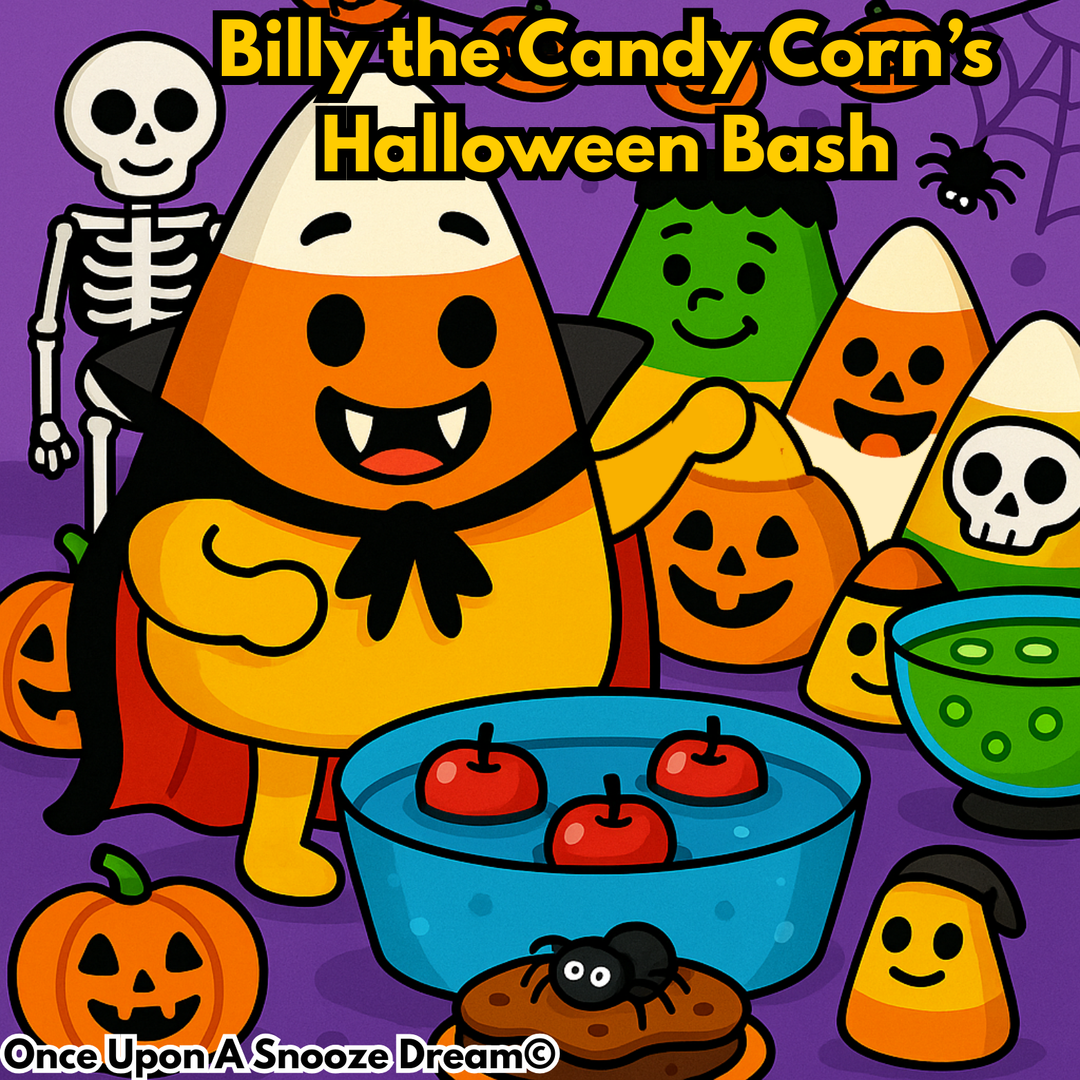 Billy the Candy Corn’s Halloween Bash by Once Upon A Snooze Dream on ChurchHouseCollectionStore.com. Spooky bedtime stories for kids.