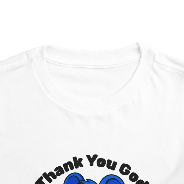 Toddler Short Sleeve Tee | Tim Tom Waffles | Thank You God For Waffles