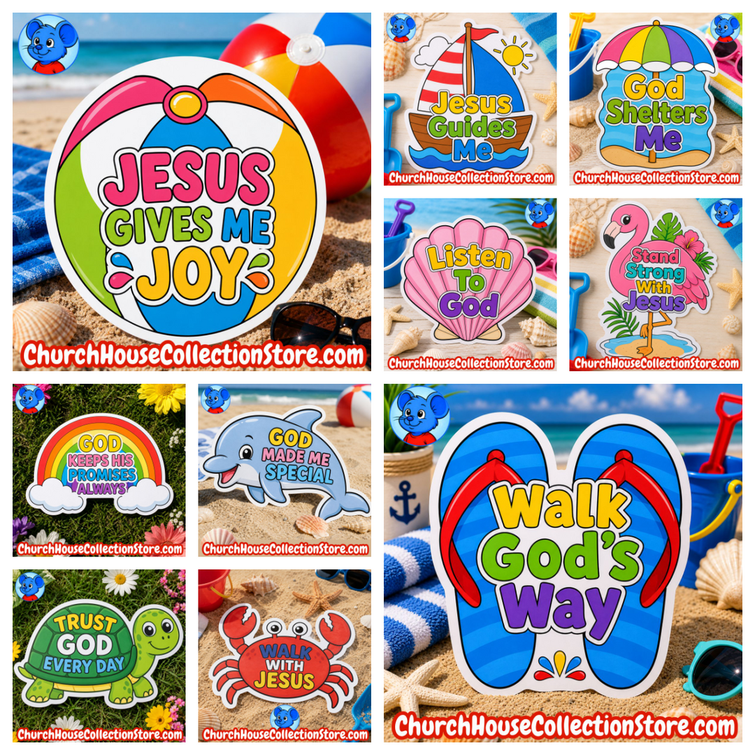 10 Summer Bible Crafts Bundle for Preschool &amp;amp; Toddlers | 20 Printable Templates