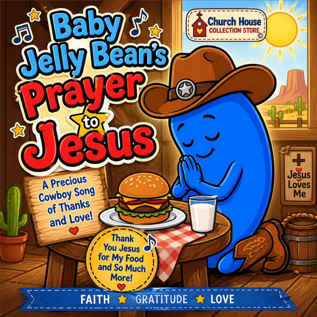 Baby Jelly Bean’s Prayer to Jesus – Fun Country Western Christian Kids Song (MP3 Download) by ChurchHouseCollectionStore.com