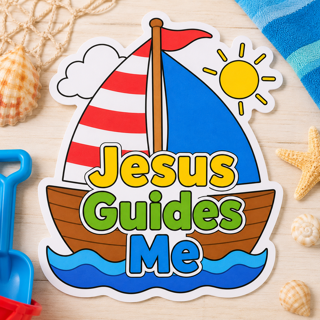 Jesus Guides Me Sailboat Craft – Summer Bible Craft for Preschool &amp; Toddlers
