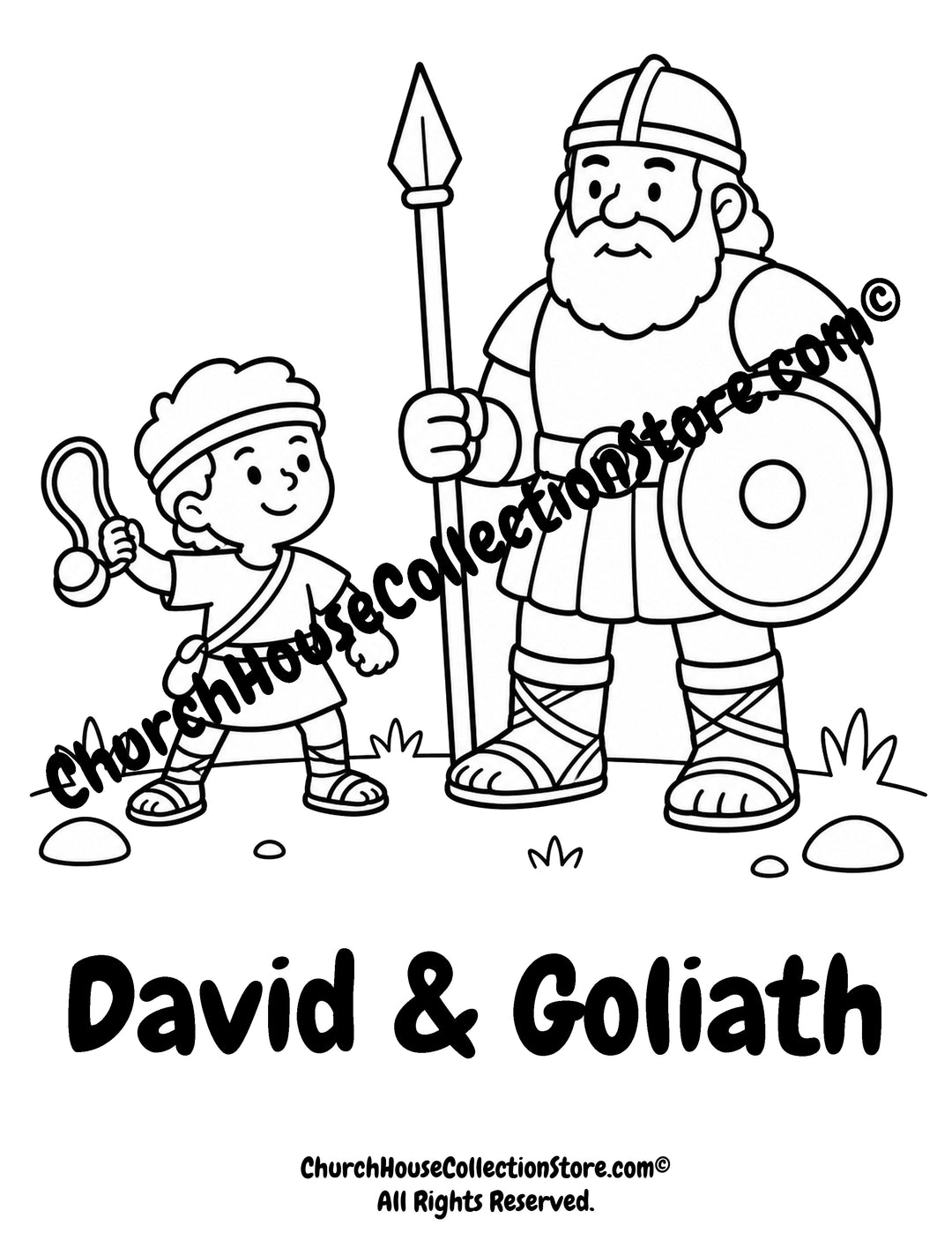 10 Bible Story Coloring Pages Bundle