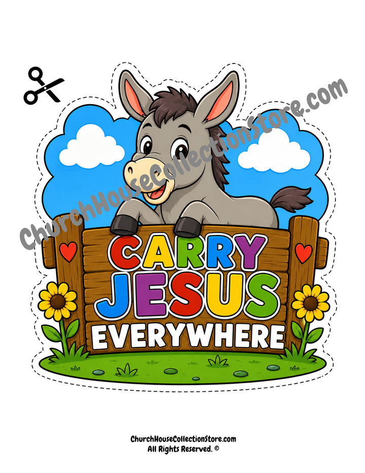 18 Farm Bible Cutout Craft Bundle