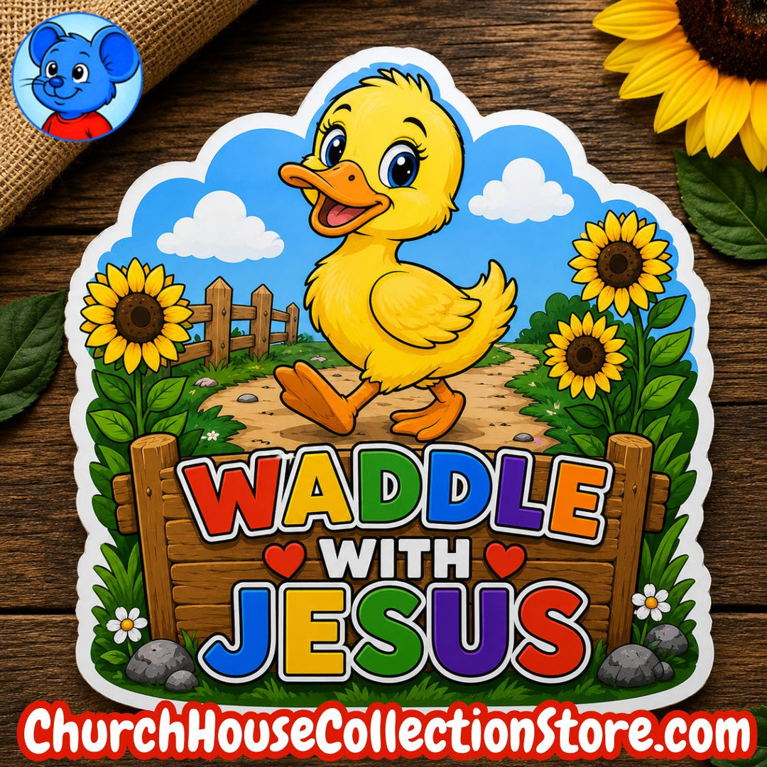 Waddle With Jesus Duck Craft – Farm Bible Craft for Preschool &amp;amp; Toddlers