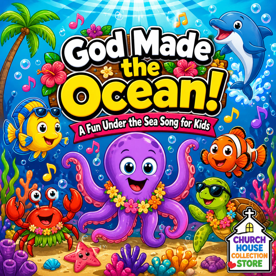 God Made the Ocean – A Fun Tropical Christian Kids Song (MP3 Download) by ChurchHouseCollectionStore.om