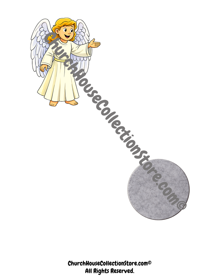 Empty Tomb Popsicle Stick Puppets – Easter Resurrection Preschool Bible Craft