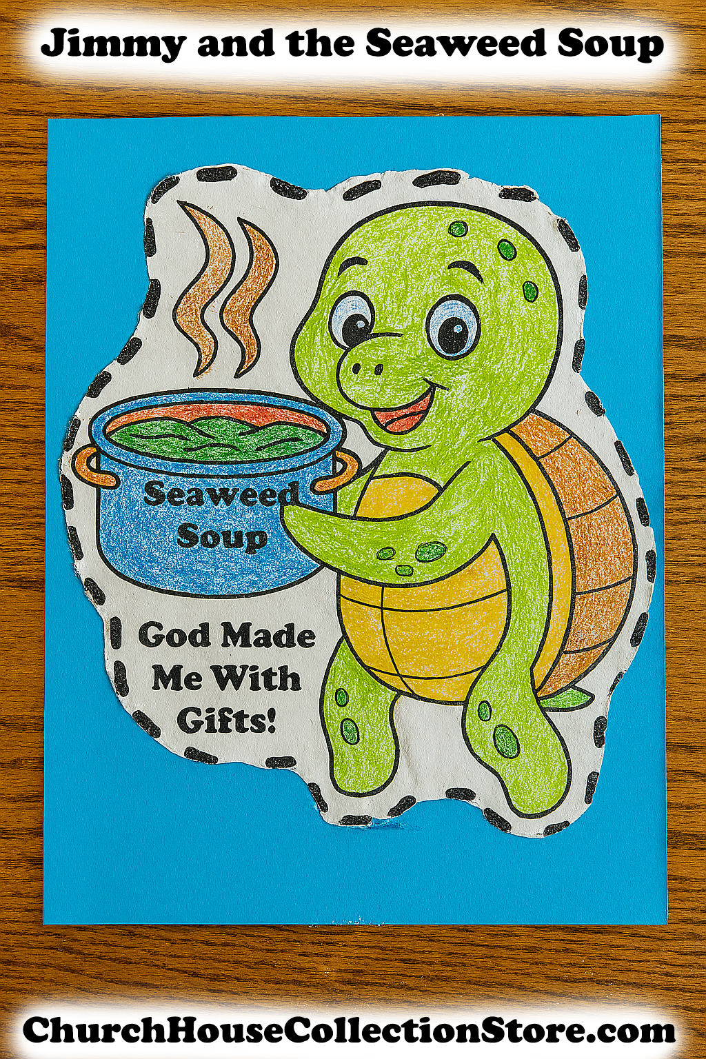 Jimmy And The Seaweed Soup -Free Preschool Bible Cutout Craft