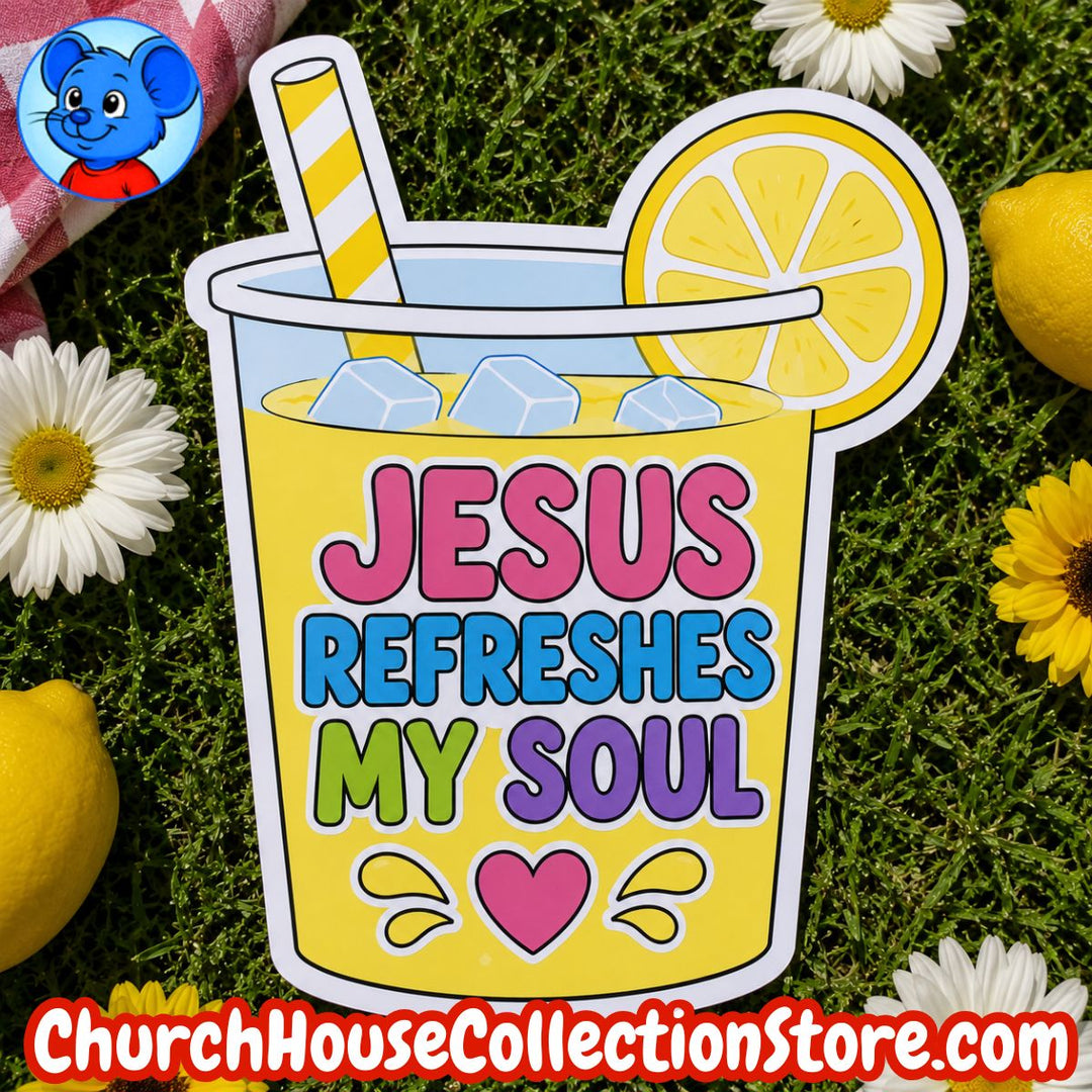 Jesus Refreshes My Soul Lemonade Craft – Summer Bible Craft for Preschool &amp;amp; Toddlers