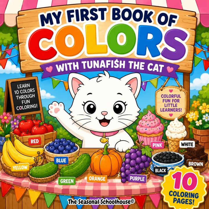 10 My First Book of Colors with Tunafish the Cat Bundle