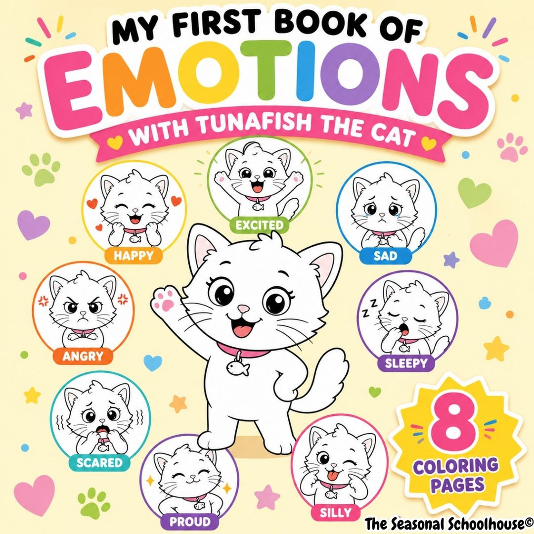 8 My First Book of Emotions with Tunafish the Cat Bundle